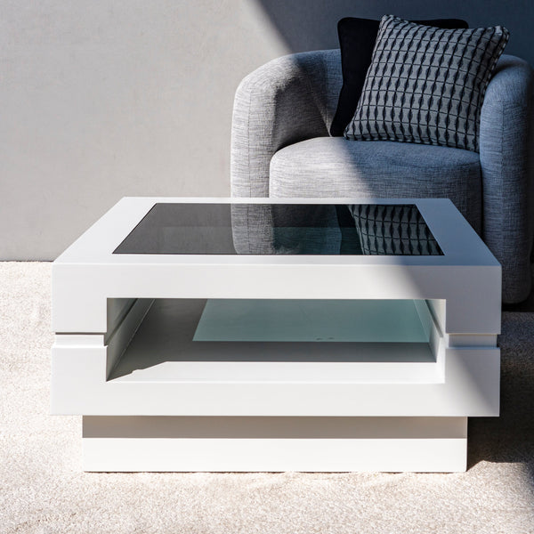 Eric Glass Coffee Table Lifestyle Image from Living point