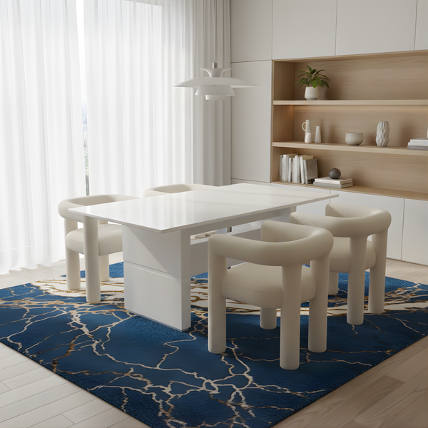 Eric Marble Dining Table Living Point