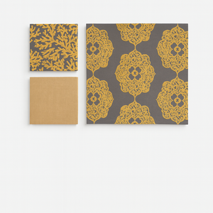 Golden Medallion Wall Art from Living point