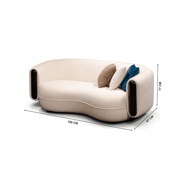 Hamilton 2 Seater Sofa with Dimensions from Living point