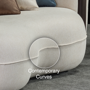 Hamilton 3 Seater Sofa Close view of Fabric from Living point