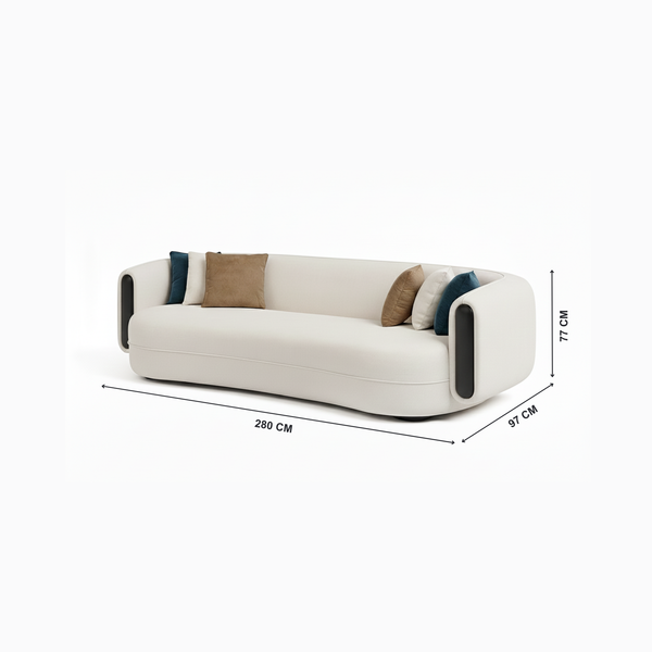 Hamilton 3 Seater Sofa with Dimenisions from Living point