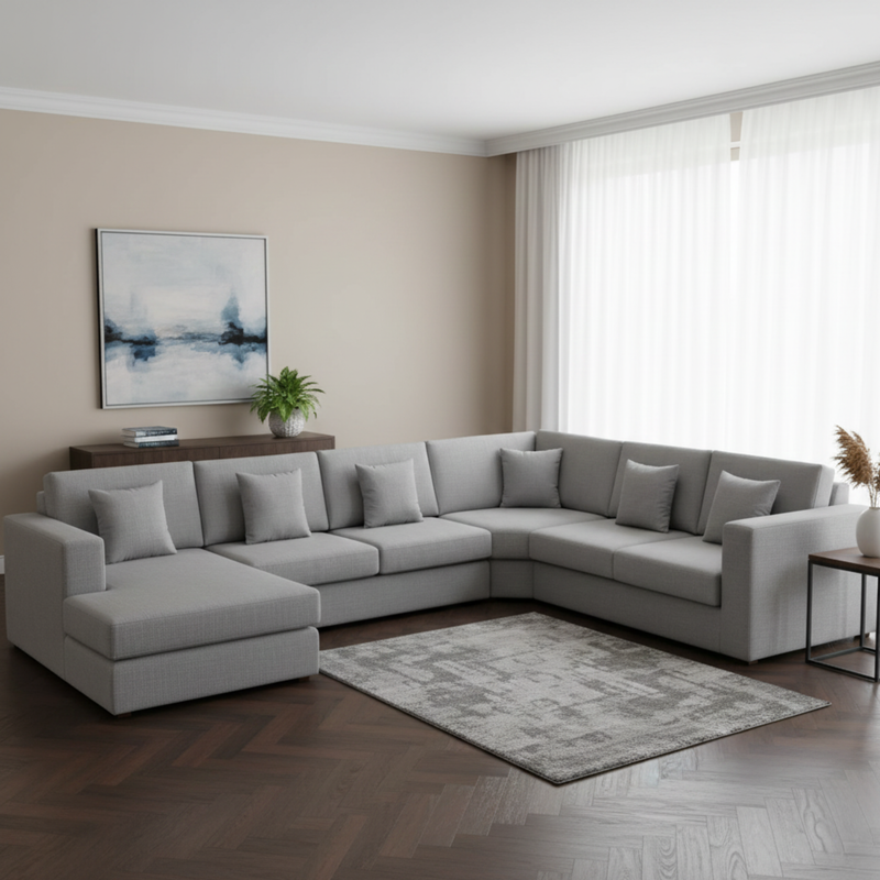 Helsinki 6 Seater Sectional Lifestyle Image from Living point