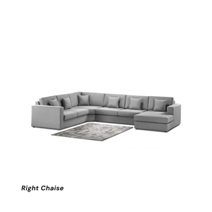Helsinki 6 Seater Sectional Sofa Right Chaise from Living point