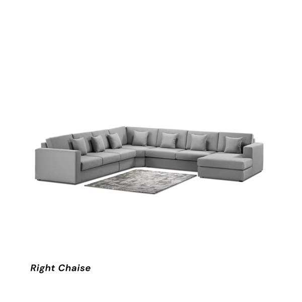 Helsinki Sectional Sofas – 7 Seater Right Chaise from Living point