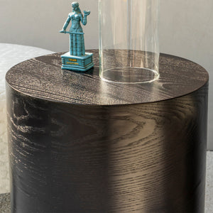 Heven Black color Wooden Table Close Image from Living point