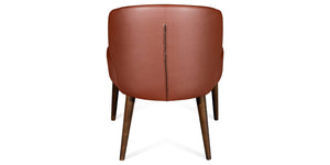  Holly Dining Chair Brown Color Backside View