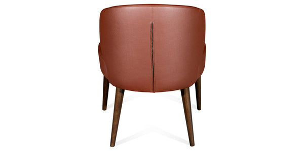 Holly Dining Chair Brown Color Backside View