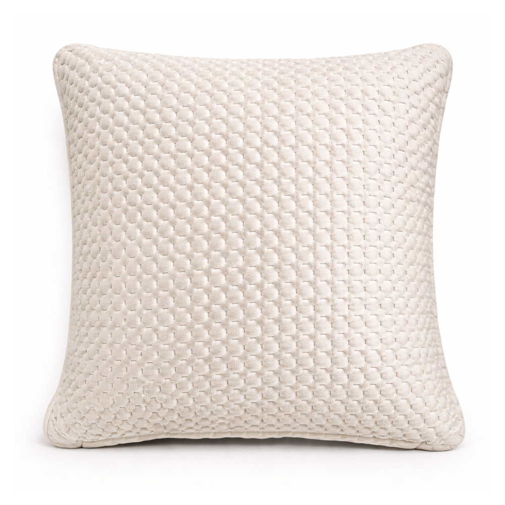 Honeycomb Quilt Pillow from Living point