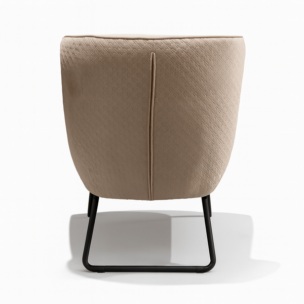 Jerry Metal Chair Backside View from Living point