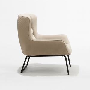 Jerry Metal Chair Side View from Living point