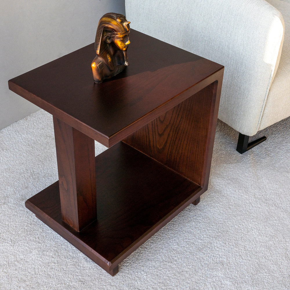 Kayla Wooden End Table Lifestyle Image from Living point