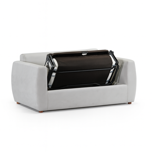 Lancy Sofa Bed SMall Size Mechanism Taking outside from sofa from Living point