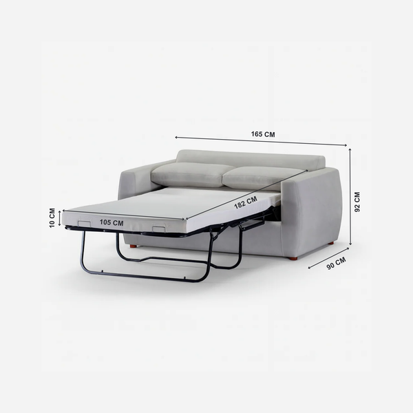 Lancy Sofa Bed Small Size with Dimensions from Living point