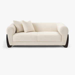 Lars 2 Seater Sofa Front View from Living point