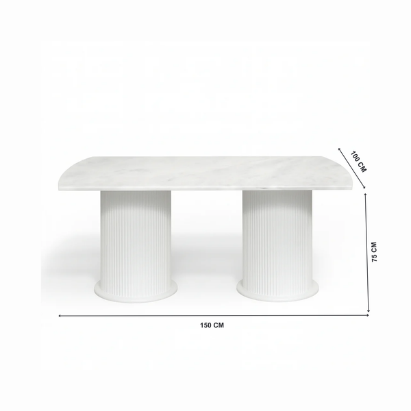 Larson Marble Dining Table Living Point