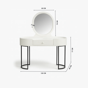 Larson Dressing Table with Dimensions from Living point