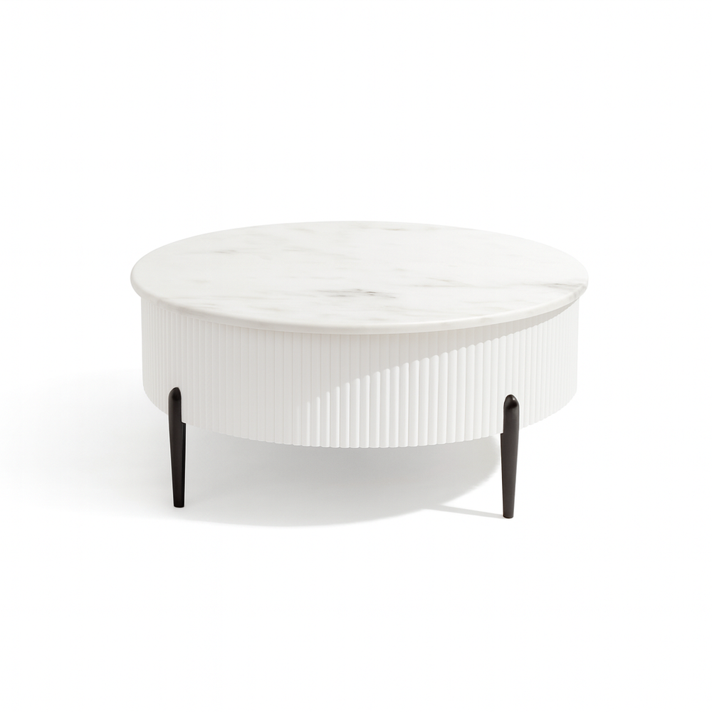 Larson Marble Coffee Table Lifestyle Image from Living point