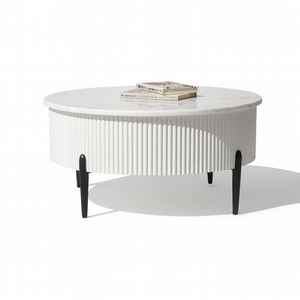 Larson Marble Coffee Table in white background from Living point