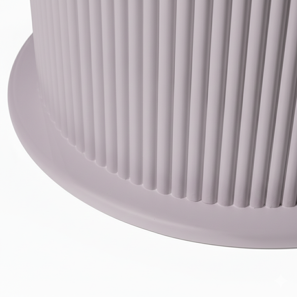 Larson Round Dining Table Leg Close View from Living point