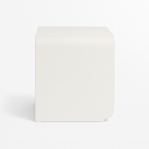 Larson Side Table wooden Side View from Living point