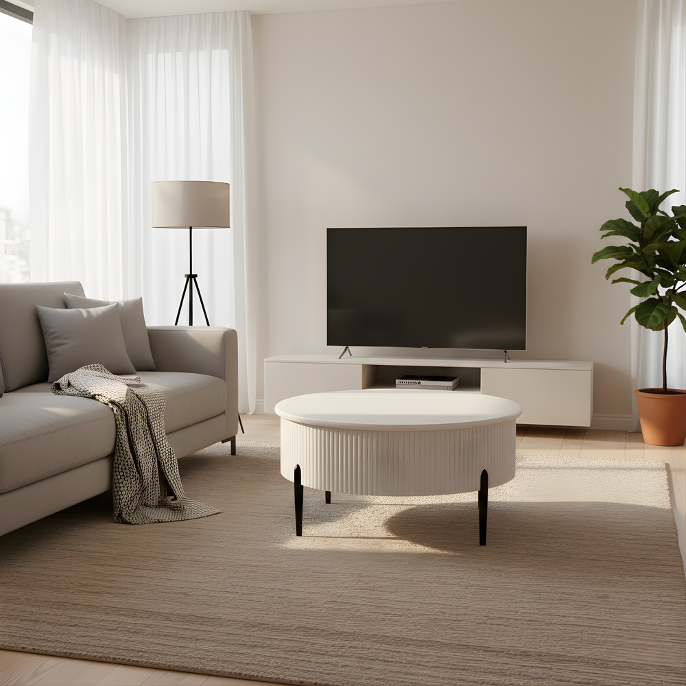 Larson Wooden Coffee Table Lifestyle Image from Living point