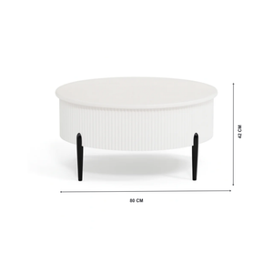 Larson Wooden Coffee Table with dimensions from Living point