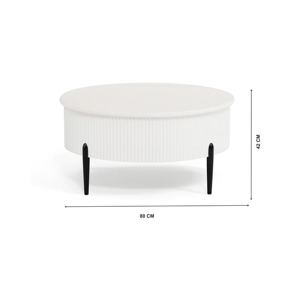 Larson Wooden Coffee Table with dimensions from Living point