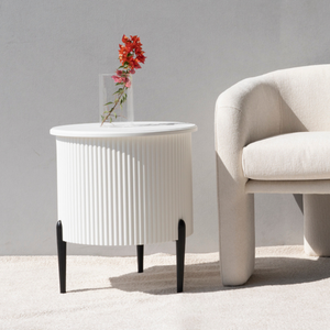 Larson Wooden End Table Lifestyle Image from Living point