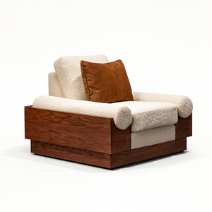Lincoln Single Seater Sofa Left Side View from Living point
