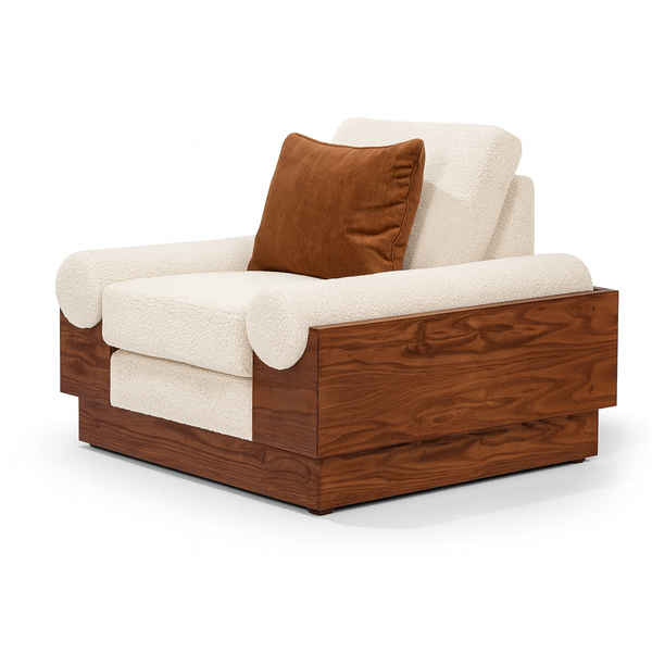 Lincoln Single Seater Sofa Side View from Living point