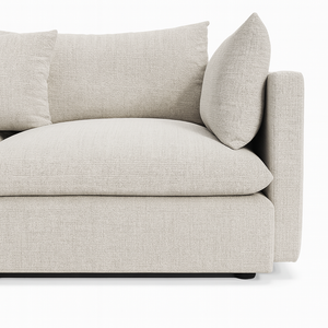 Liora 3 Seater Cloud Sofa Fabric Close Image from Living point