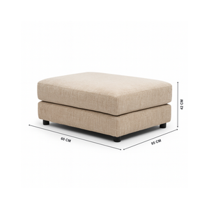 Liverpool Sofa Ottoman with Dimesnions from Living point