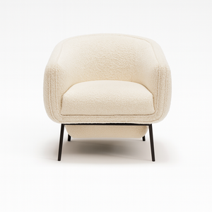 Lucy Metal Chair Front View from Living point