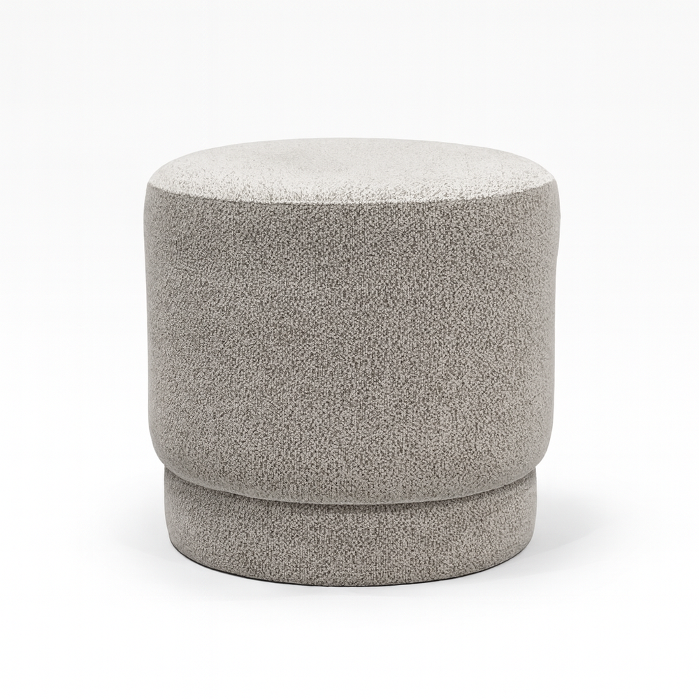 Lush Grey Pouf Lifestyle Image from Living point