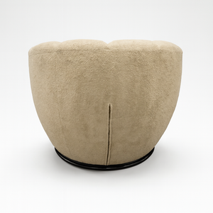 Maria Swivel Chair Backside View from Living point
