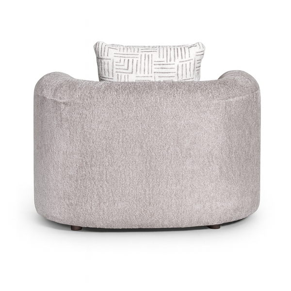 Marz Single Seater Sofa Back side View from Living point