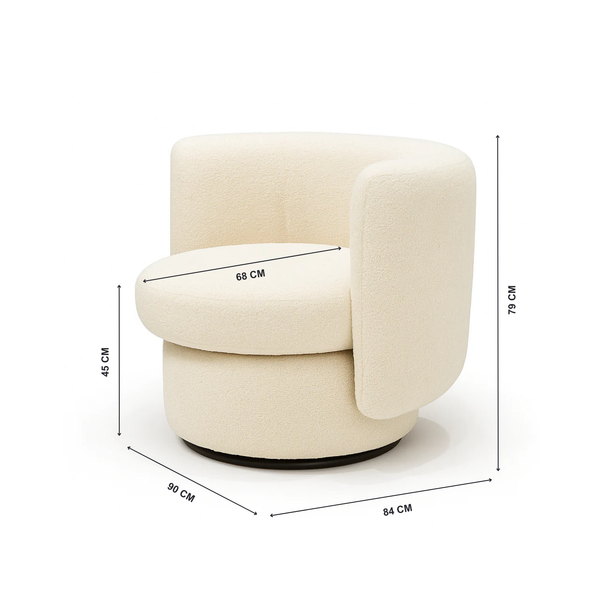 Maya Swivel Chair Living Point