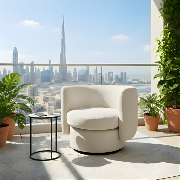 Maya Swivel Chair Lifestyle Image  from Living point