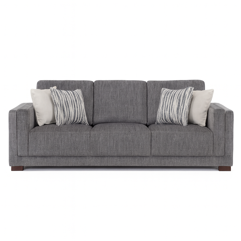 Miami 3 Seater Grey Sofa Lifestyle Image from Living point