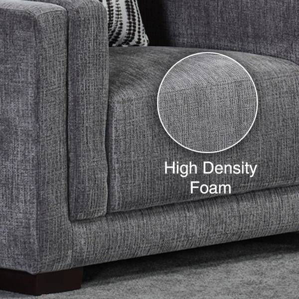Miami Single Seater Sofa Fabric Close View from Living point