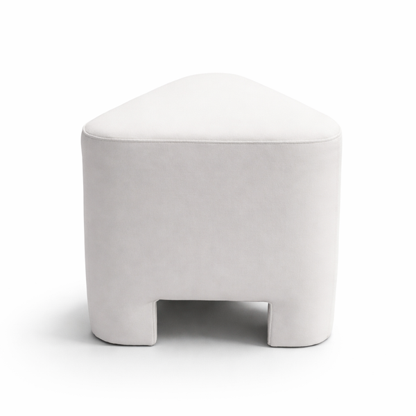 Pebble Fabric Pouf Ottoman from Living point
