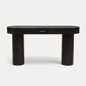 Percia Ash Veneer Console Table from Living point