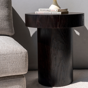 Percia End Table close view from Living point