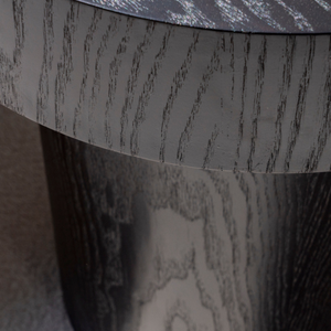 Percia End Table Wood Close View from Living point