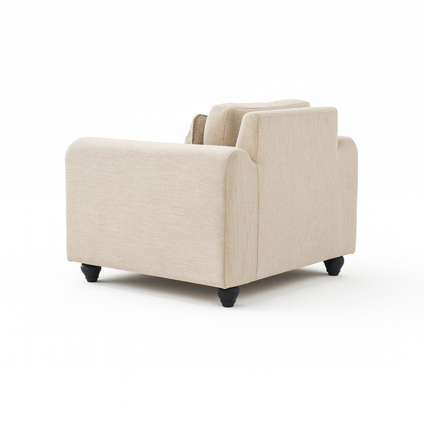 Pescara Single Seater Sofa Backside View from Living point