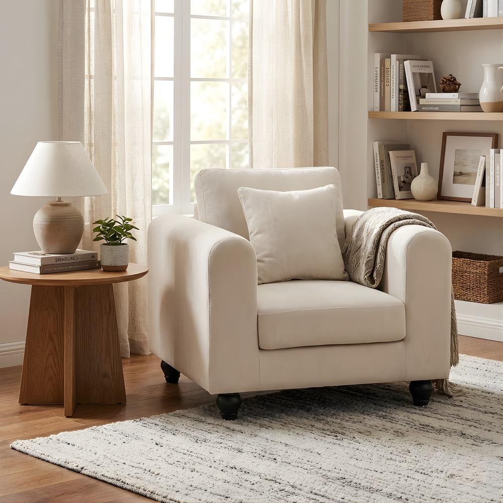 Pescara Single Seater Sofa Lifestyle Image from Livingpoint