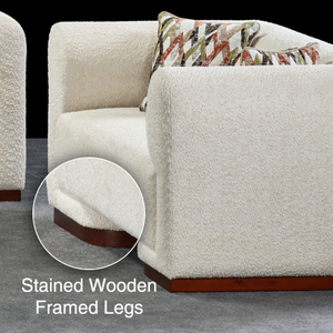 Piccadilly 2 Seater Sofa Fabric Close View from Living point