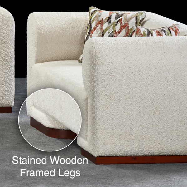 Piccadilly 2 Seater Sofa Fabric Close View from Living point