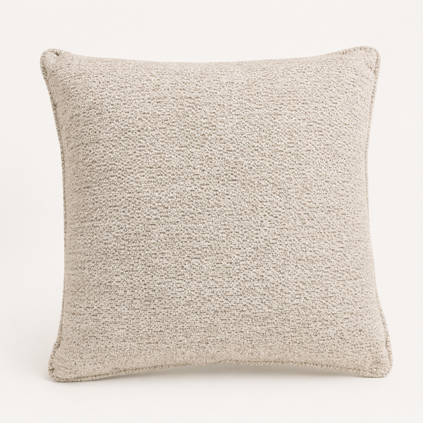 Raw Umber Chenille Pillow from Living Point